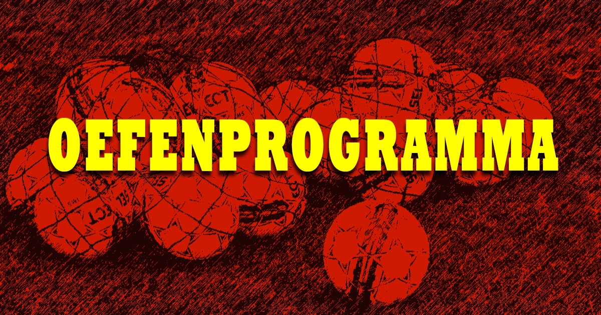 Oefenprogramma eerste elftal