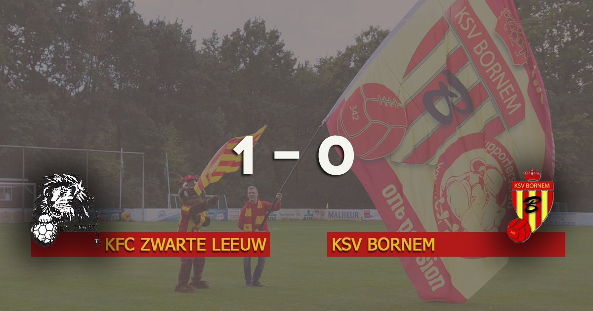 Zwarte Leeuw - KSV Bornem: 1-0