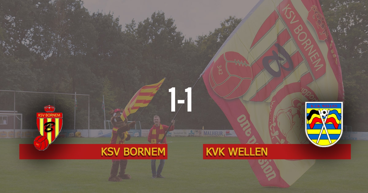 KSV Bornem - KVK Wellen: 1-1