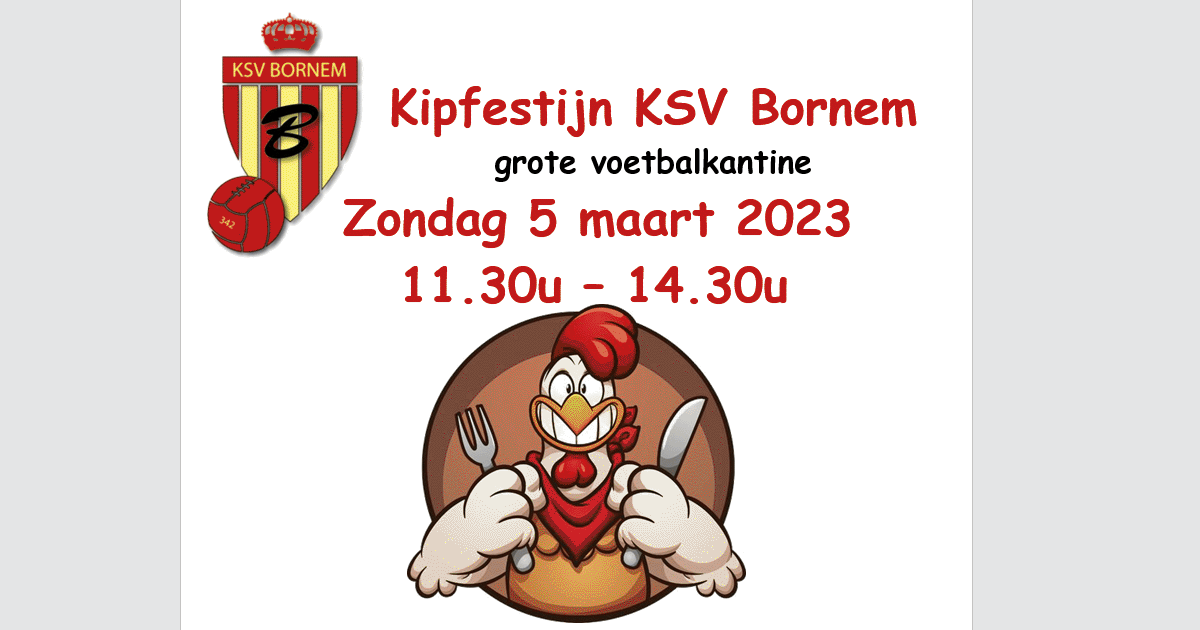 Kipfestijn 5 maart 2023