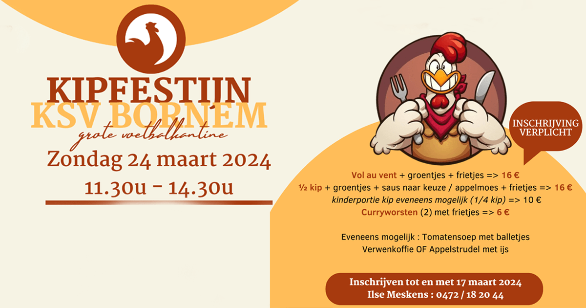 Kipfestijn 24 maart 2024